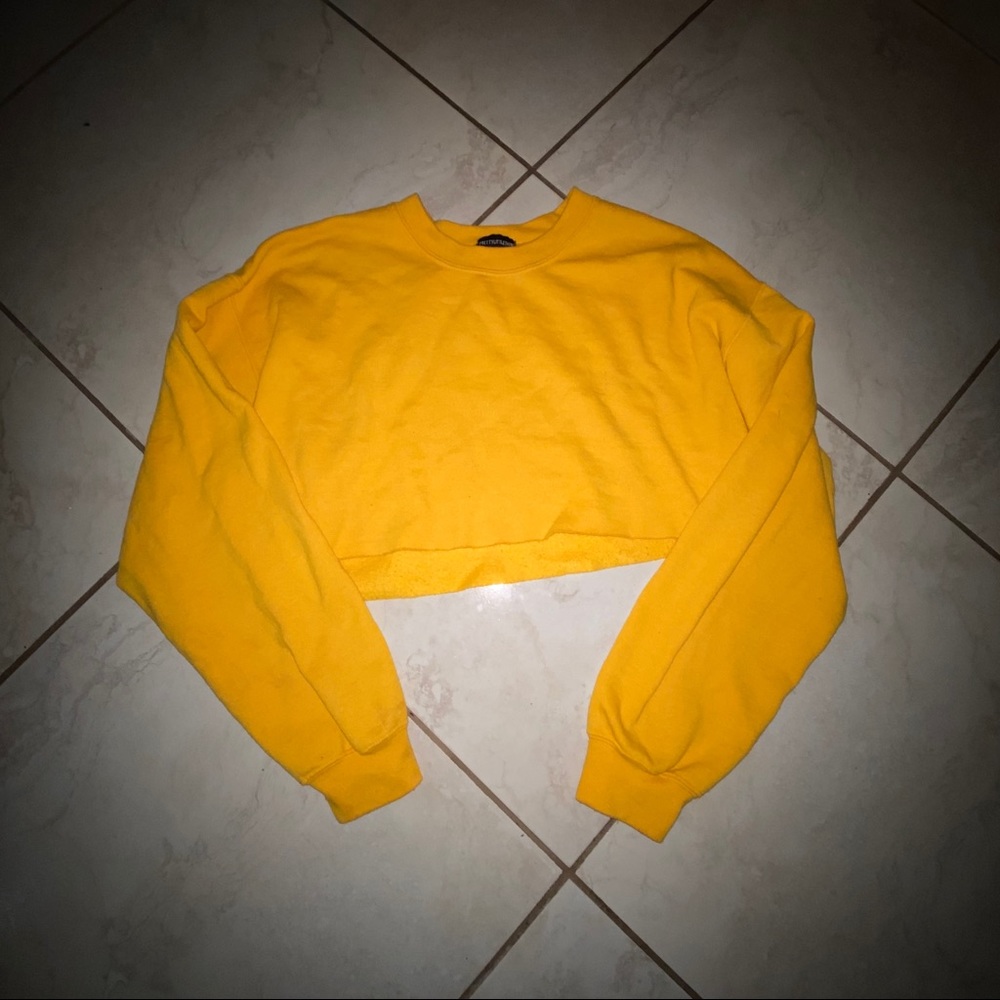 CROPPED LONGSLEEVE CREWNECK
